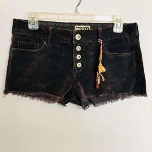 Juniors Roxy Boho style corduroy short w/tassel  9